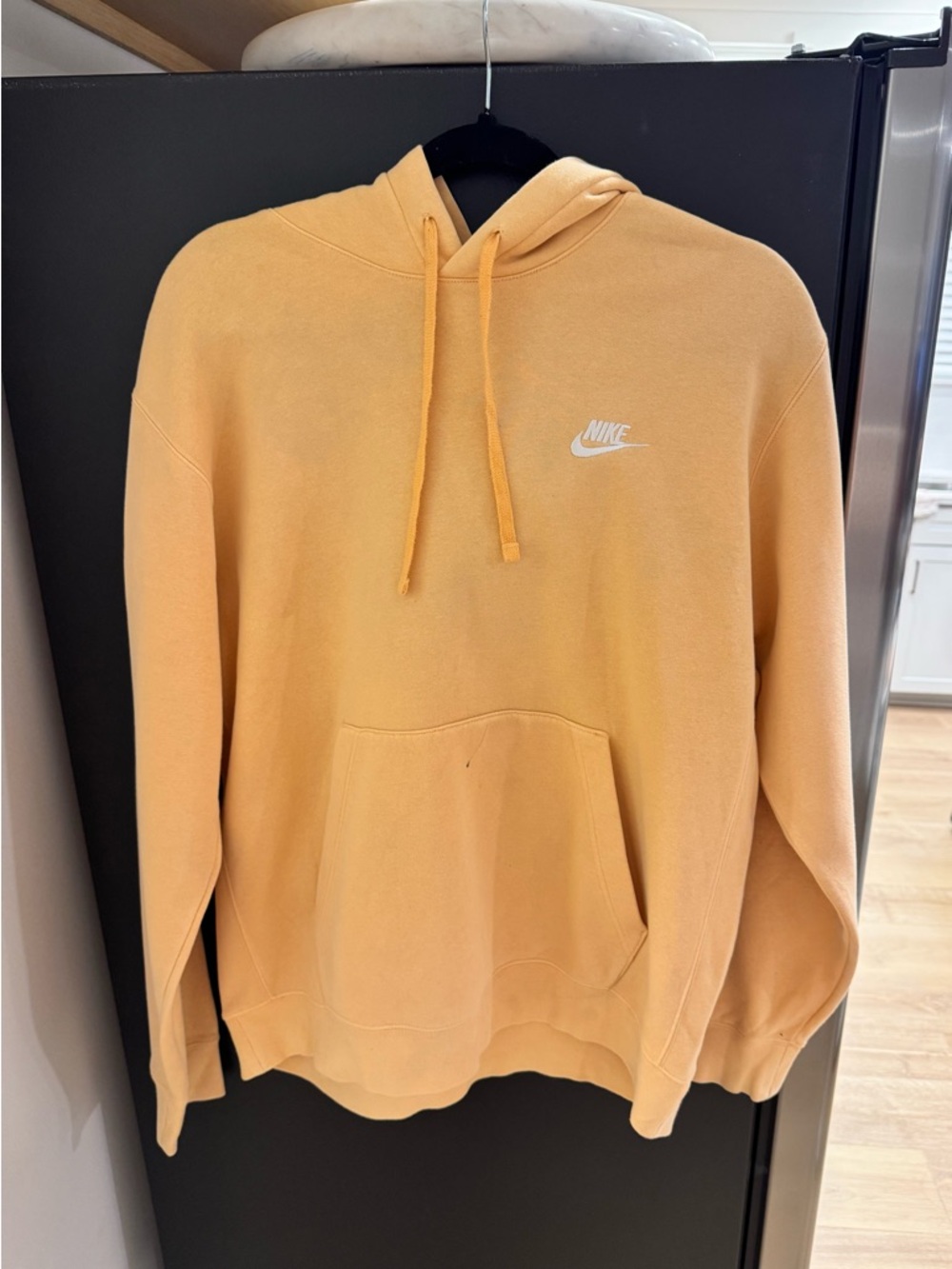Nike Men’s Orange Yellow Pullover Hoodie